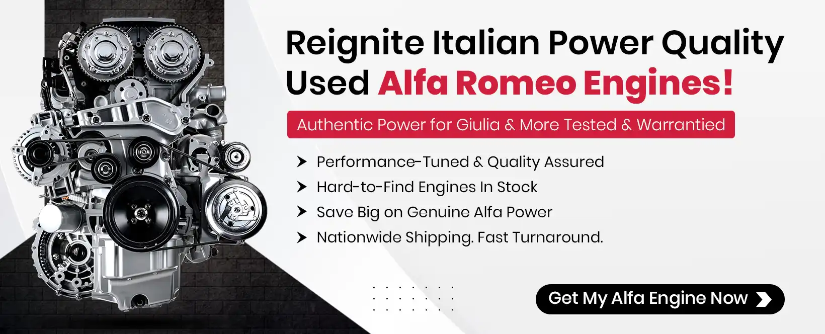 Used Alfa Engine