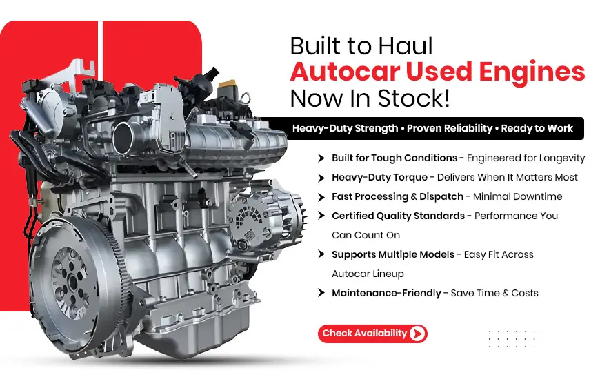 Used Autocar Engine