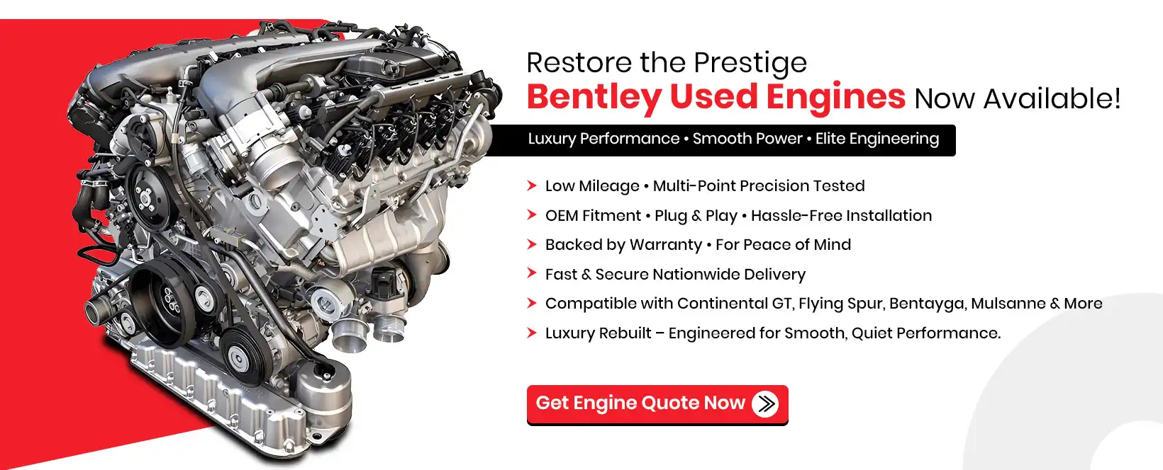 Used Bentley Engine