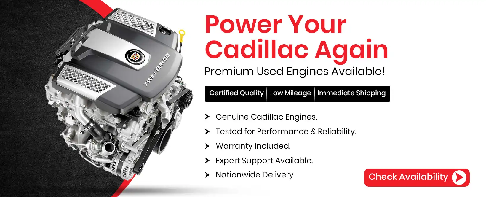 Used Cadillac Engine