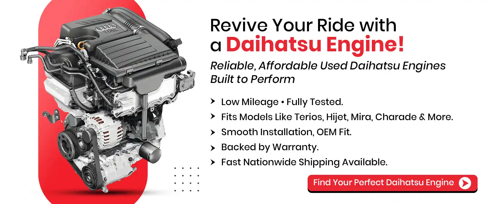 Used Daihatsu Engine