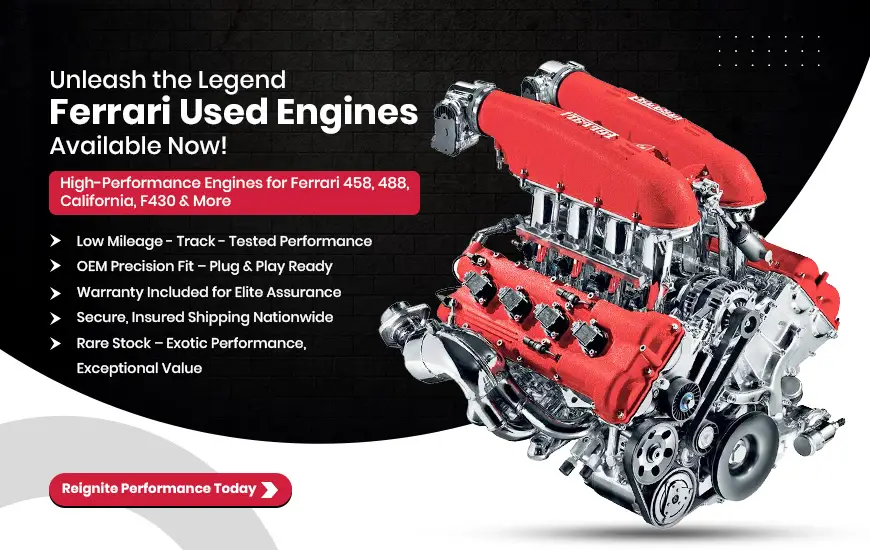 Used Ferrari Engine