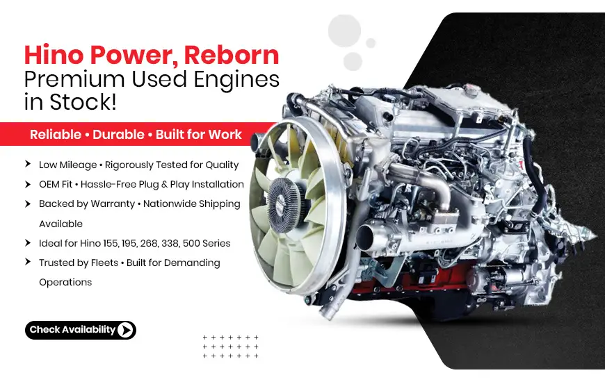 Used Hino Engine
