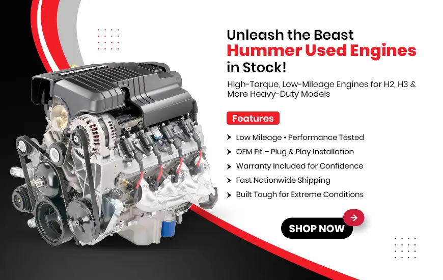 Used Hummer Engine