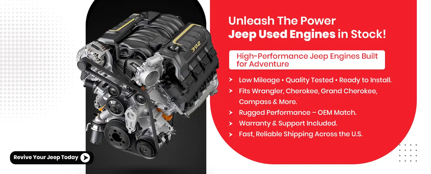 Used Jeep Engine