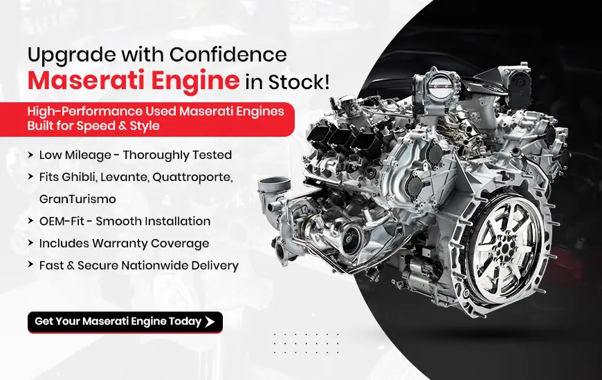 Used Maserati Engine