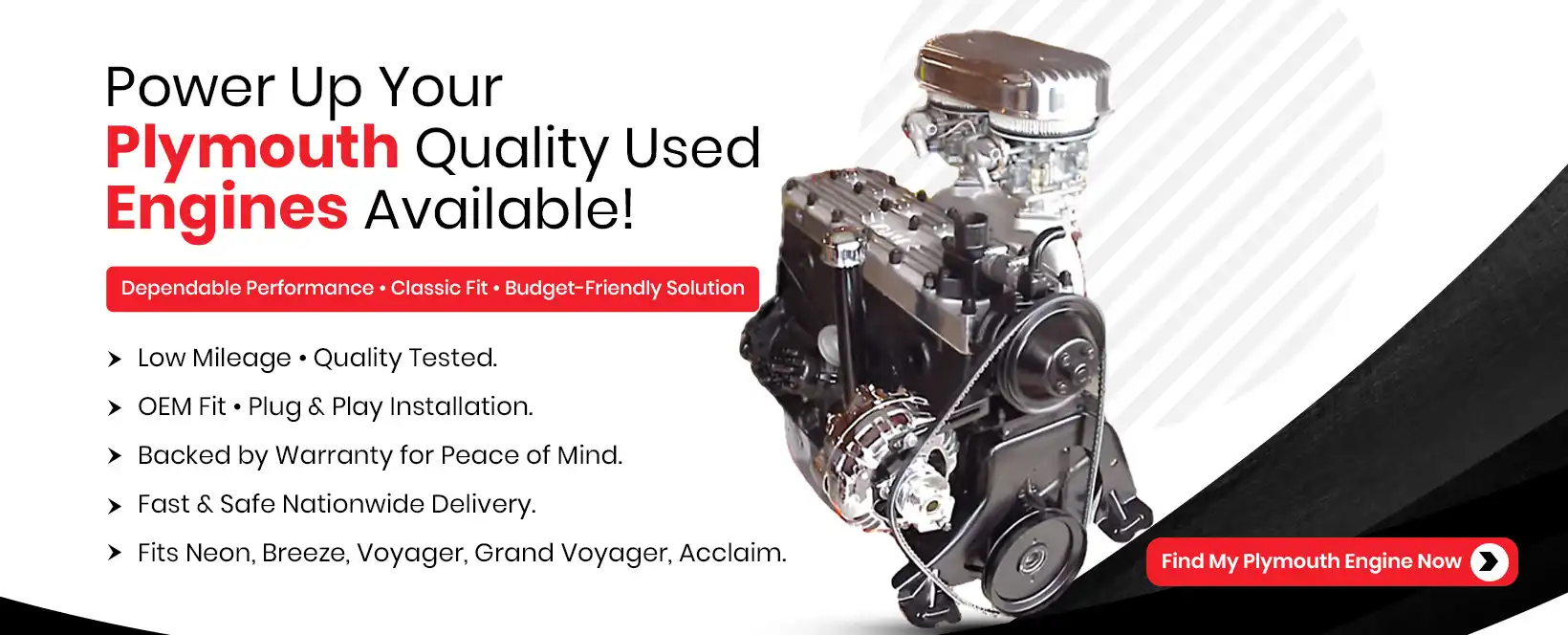 Used Plymouth Engine