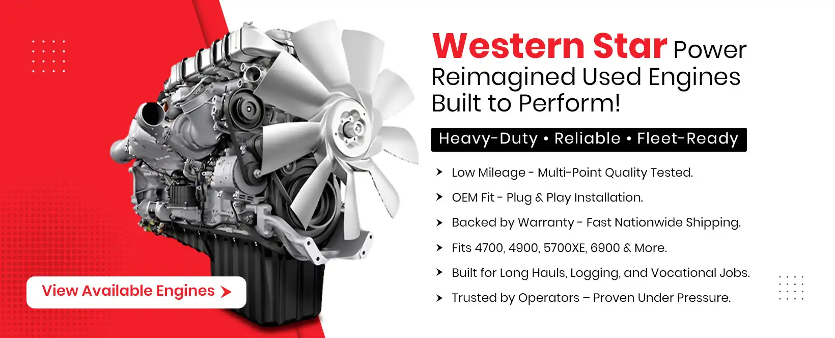 Used Western Star Engine